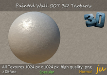 JU Painted Wall 007 3D Textures Full Perm