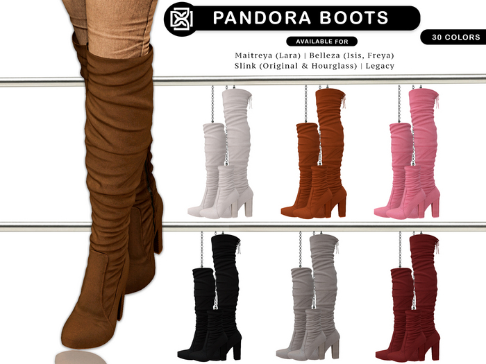 Addams - Pandora - Suede Boots #FATPACK