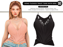 Addams - Sono - Tucked Twist Tank with Bra #29