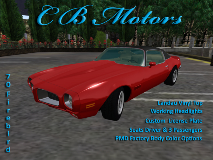 70 CBM Firebird w/ Landau Top