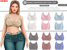 Addams - Sono - Cropped Button Top #DEMO