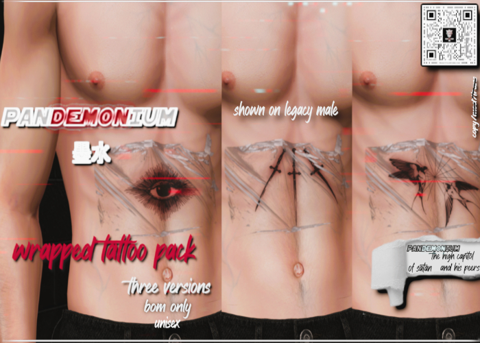 panDEMONium ink // Wrapped Tattoo Pack