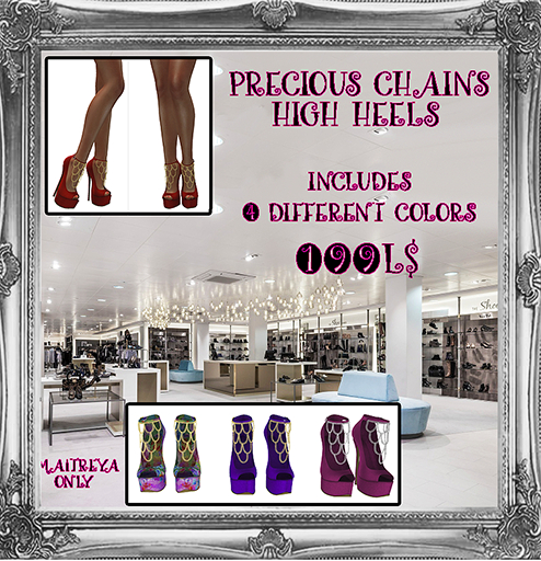 Precious Chains High Heels 