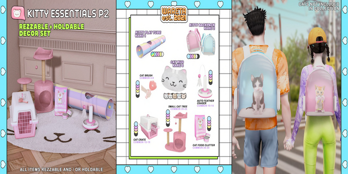 8. - .W. Kitty Essentials P2 - Cat Brush WHITE