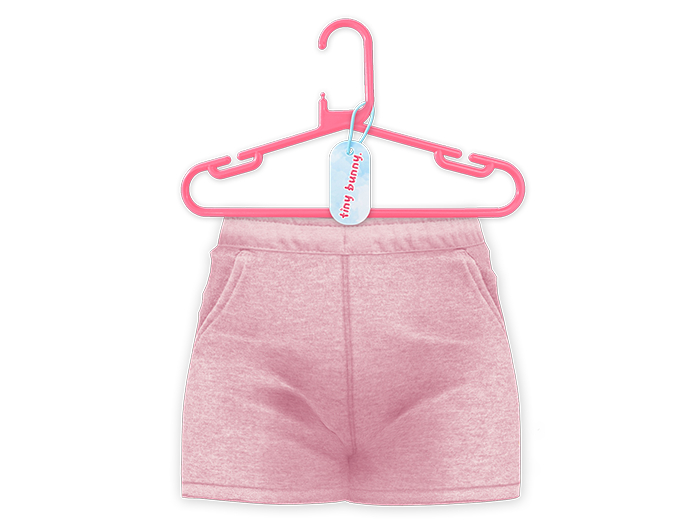 {TINY BUNNY} Cotton Candy shorts
