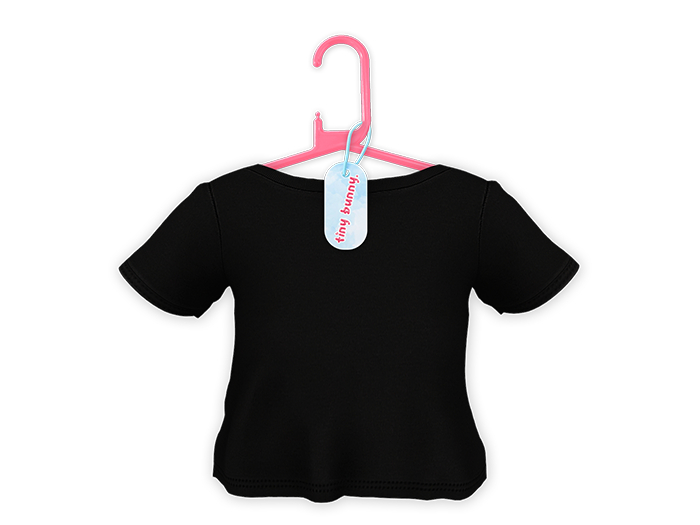 {TINY BUNNY} Coal Top