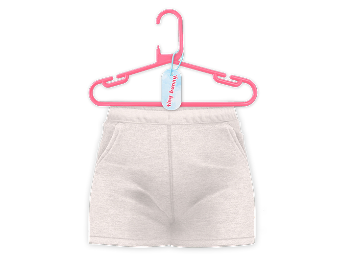{TINY BUNNY} Marshmellow shorts