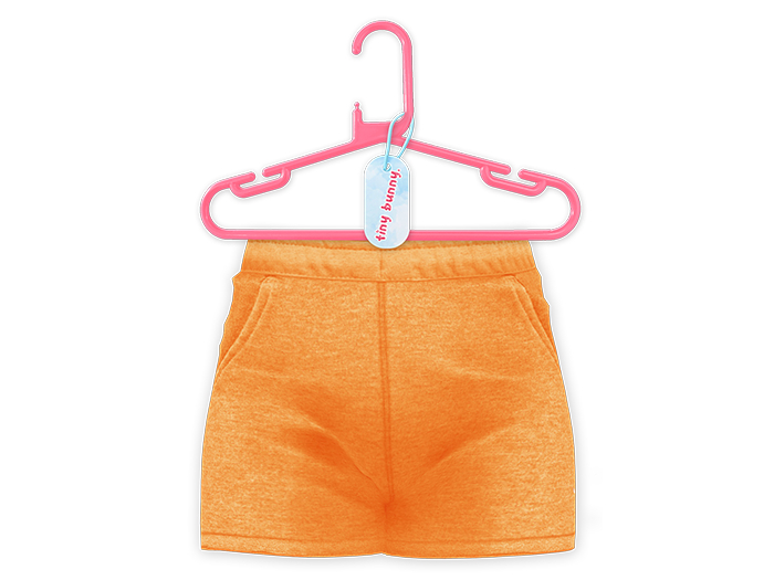 {TINY BUNNY} Orange shorts
