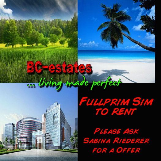 BC-estates * Full Sim to rent