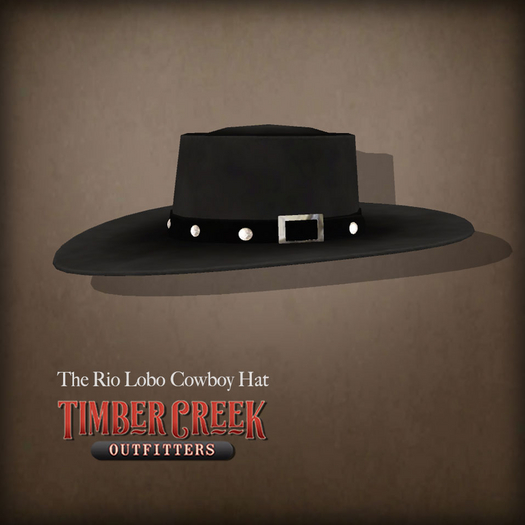 [Timber Creek] The Rio Lobo Cowboy Hat-Midnight