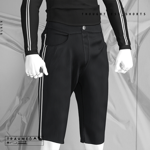 [Traume] Thoughtless Shorts Black