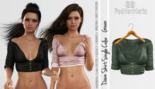 Dawn Shirt Green - Maitreya, Petite, Legacy, Nerido, Reborn, Juicy - FashionNatic