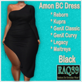 [R39] Amon BC Dress-Black
