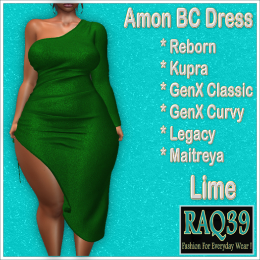 [R39] Amon BC Dress-Lime