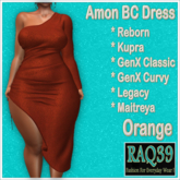 [R39] Amon BC Dress-Orange