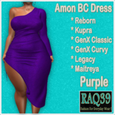 [R39] Amon BC Dress-Purple