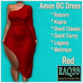 [R39] Amon BC Dress-Red