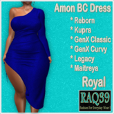 [R39] Amon BC Dress-Royal