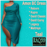 [R39] Amon BC Dress-Teal