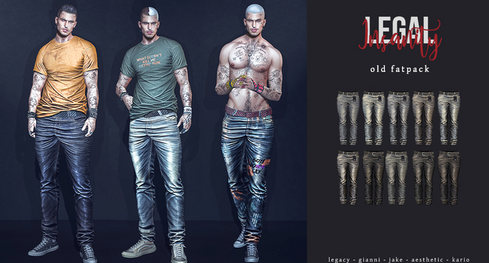 Legal Insanity - Carson denims OLD FATPACK