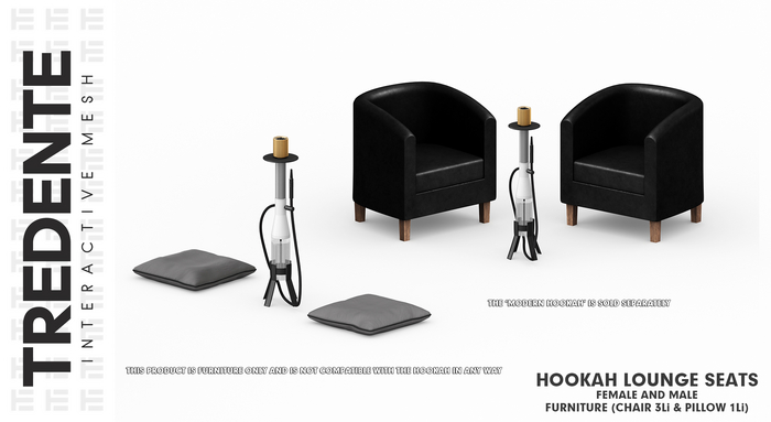 Tredente // Hookah Lounge Seats [FATPACK]