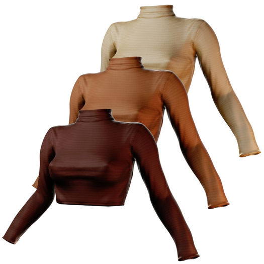 : mercurial : bishie turtleneck : brown