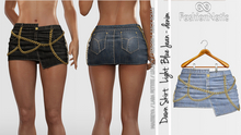 Dawn Skirt Light Blue Jeans - Denim - Maitreya, Petite, Legacy, Reborn, Juicy Rolls - FashionNatic