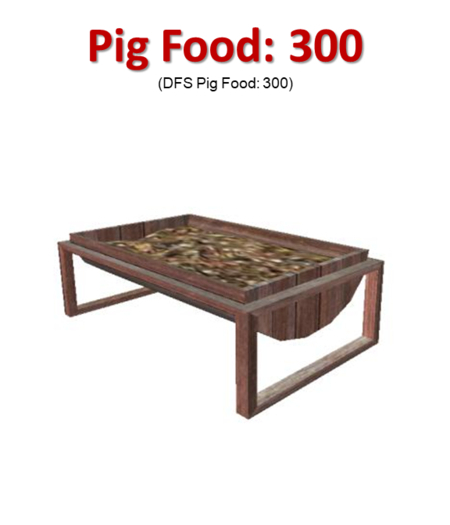 Second Life Marketplace - [50] DFS Pig Food: 300)