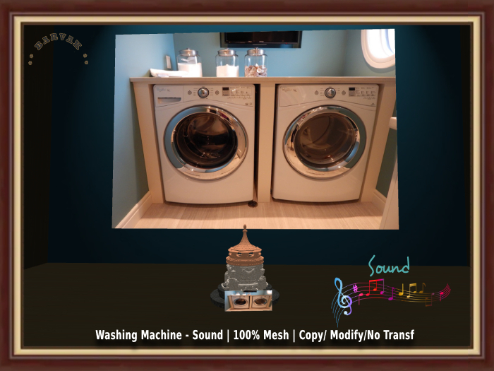 BARVAK - Washing Machine - Sound - Decoration