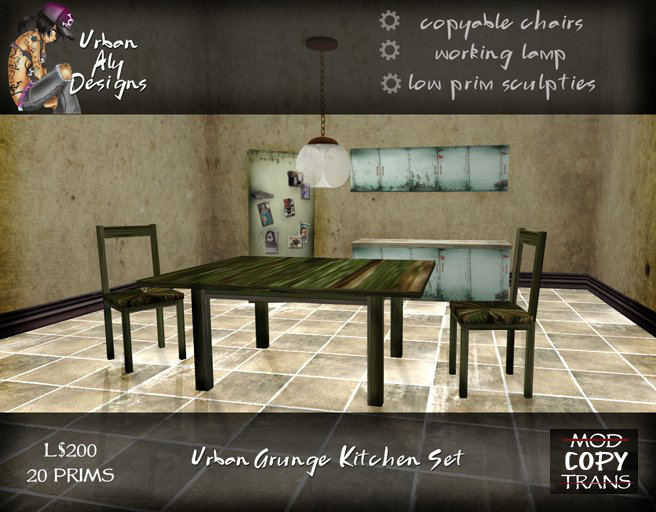 [UAD] Urban Grunge Kitchen Set