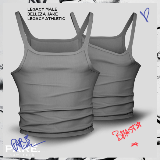 Pare.Tio Tank Tee - Grey