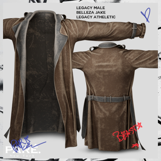 Pare.Tio Weathered Jacket  - Mocha