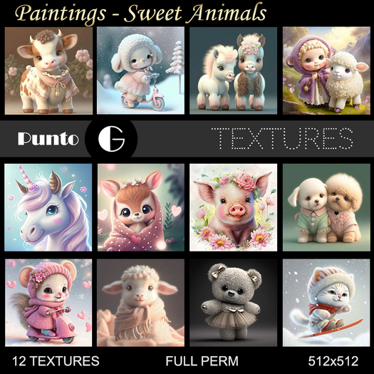 Paintings Sweet Animals
