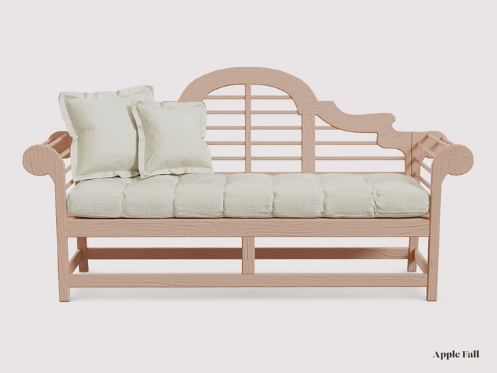 Apple Fall New Yorkshire Bench - Pink