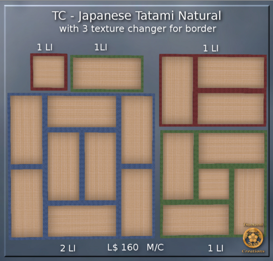 TC - Japanese Tatami Natural