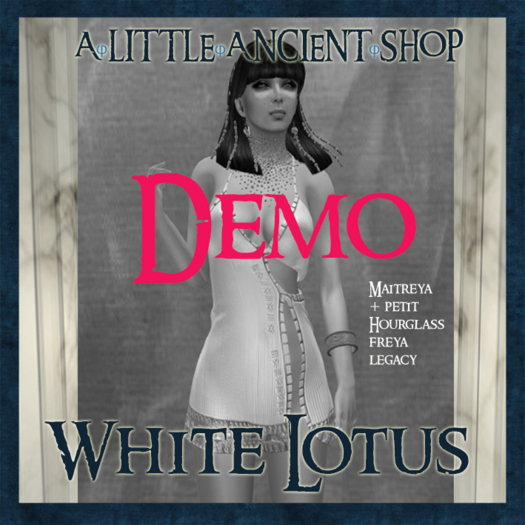 [ALAS] DEMO White Lotus Minidress (ADD)