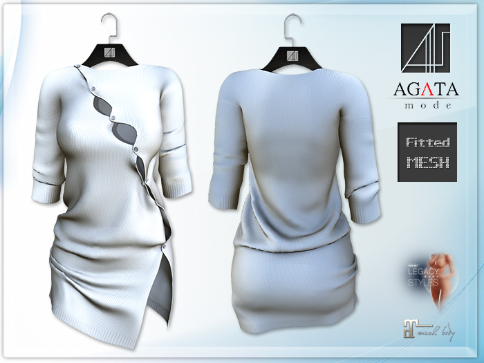 *AGATA* Leah dress / white