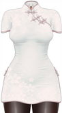 Kaithleen's Cherry Blossom Dress - White
