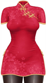 Kaithleen's Cherry Blossom Dress - Red