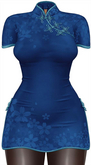 Kaithleen's Cherry Blossom Dress - Navy