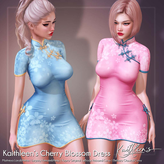 Kaithleen's Cherry Blossom Dress - Demo