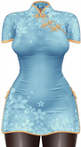 Kaithleen's Cherry Blossom Dress - Blue