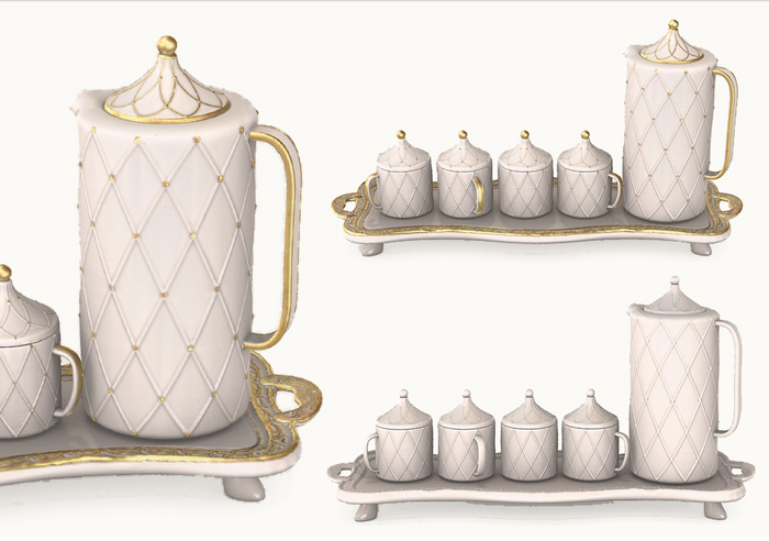 Dahlia X MADRAS - Hailey - Tea Set