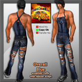 Coxi - Overall Blue ripped