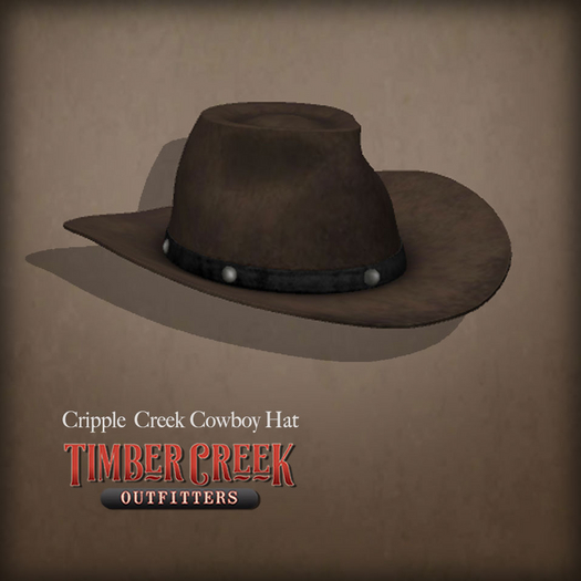 [Timber Creek] Cripple Creek Cowboy Hat-Earth