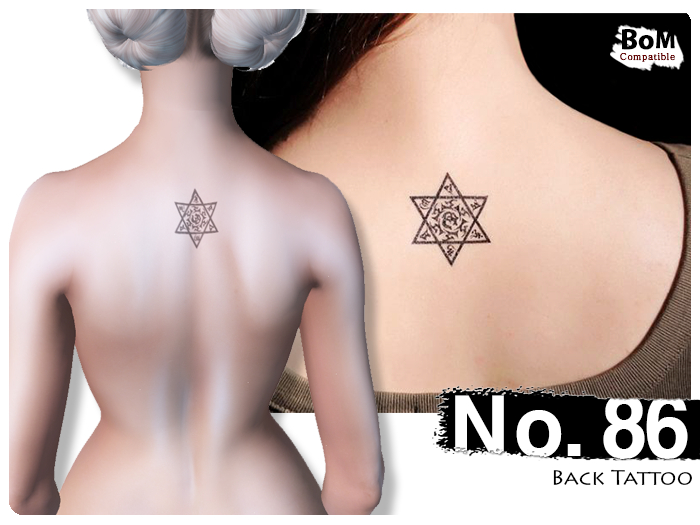 (Back Tattoo) No.86