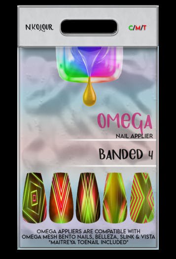 N.Kolour: Banded 4 Nail Applier [Omega]