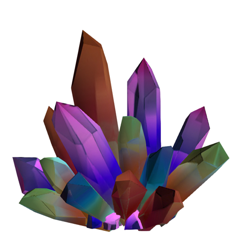 {Papillon} Crystal Cluster