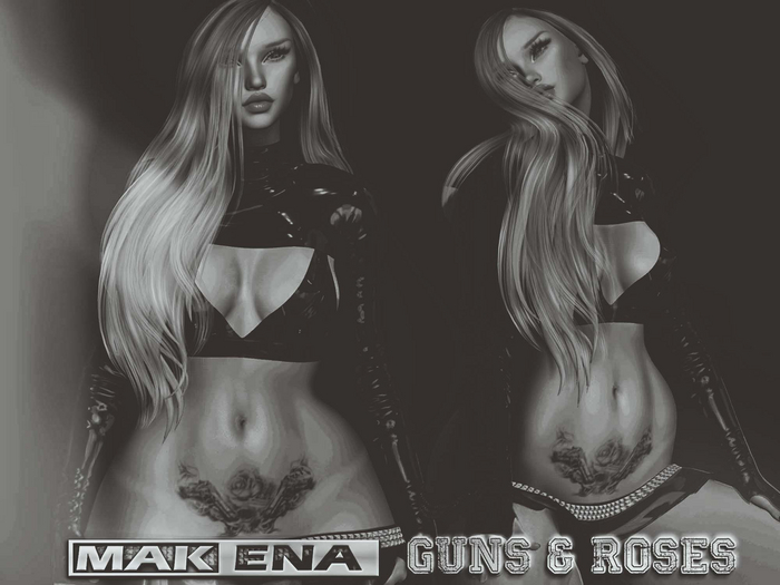 {MAKENA} Guns & Roses  BoM Tattoo (ADD)