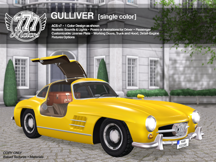 [777] GULLIVER V2 - Golden (Add)